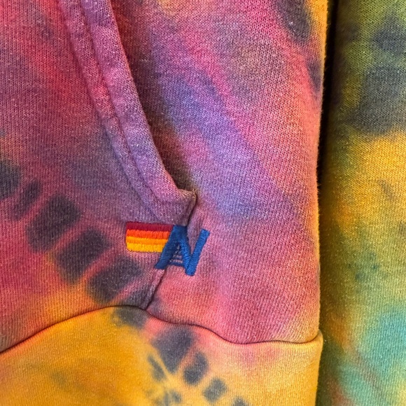 Unisex Aviator Nation Tie Dye Hoodie - Picture 3 of 4